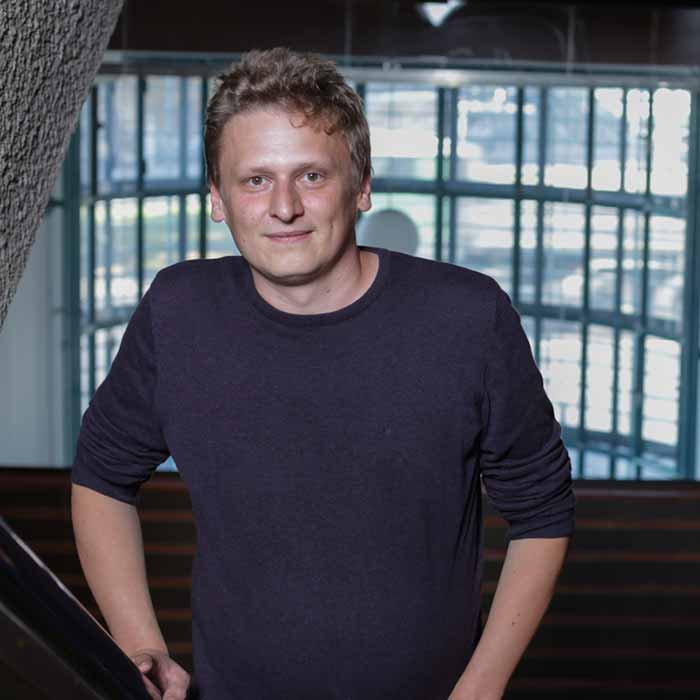 Portrait Christoph Weiermair, Projektmitarbeiter des Digital Makers Hub